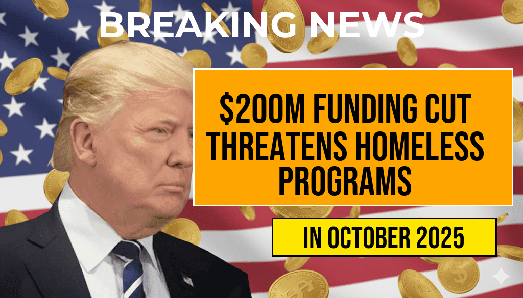 Potential $200 Million Funding Cut Threatens Homeless Programs in 2026